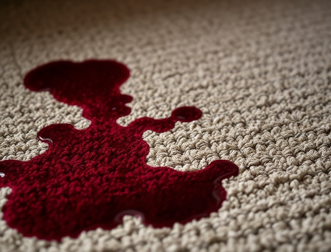 Before - Wine Stain